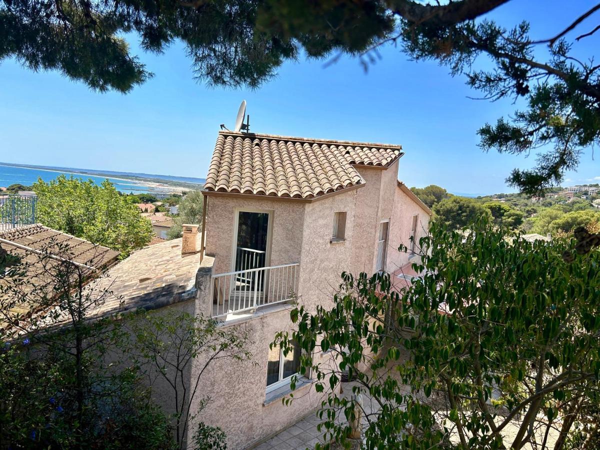 Villa L' Oliviera, Vue Mer Et Plages A Pieds Sète Extérieur photo